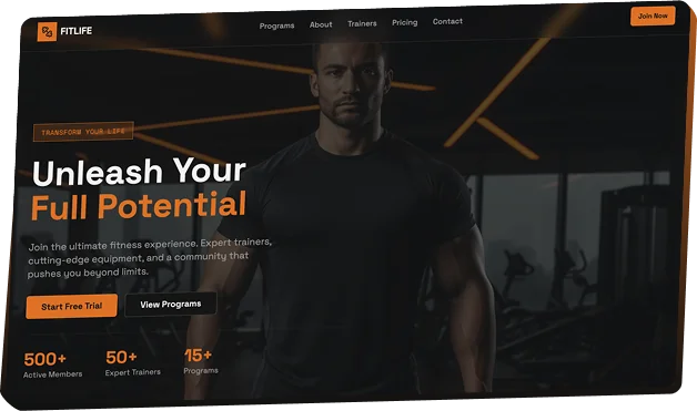 FitLife — кейс розробки сайту фітнес-клубу